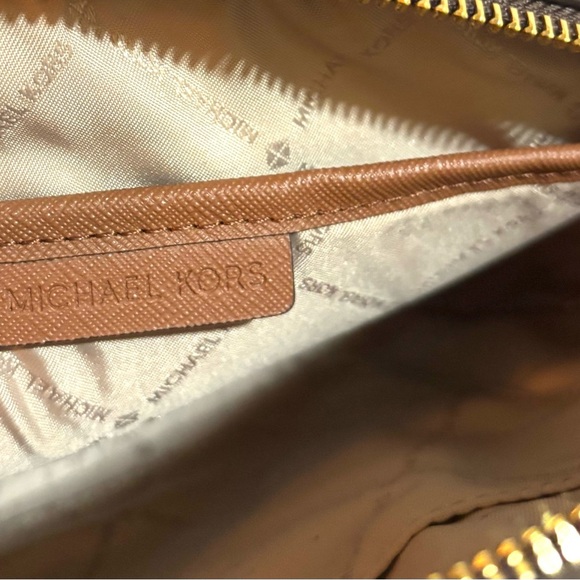 Michael kors MK signature print canvas shoulder handbag - Picture 10 of 11